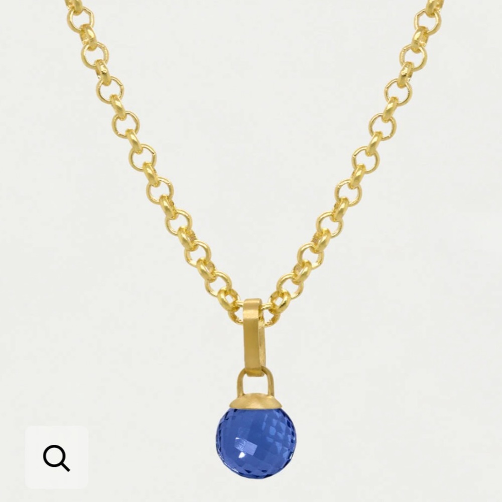 Dean Favidson Manhattan Gemstone Necklace Midnight Blue